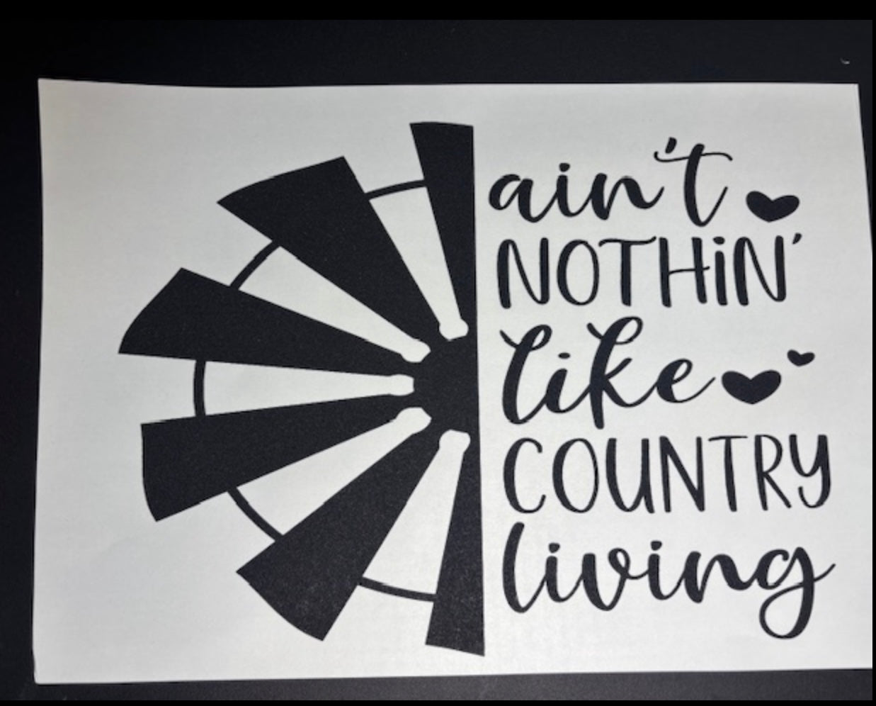 Country livin’
