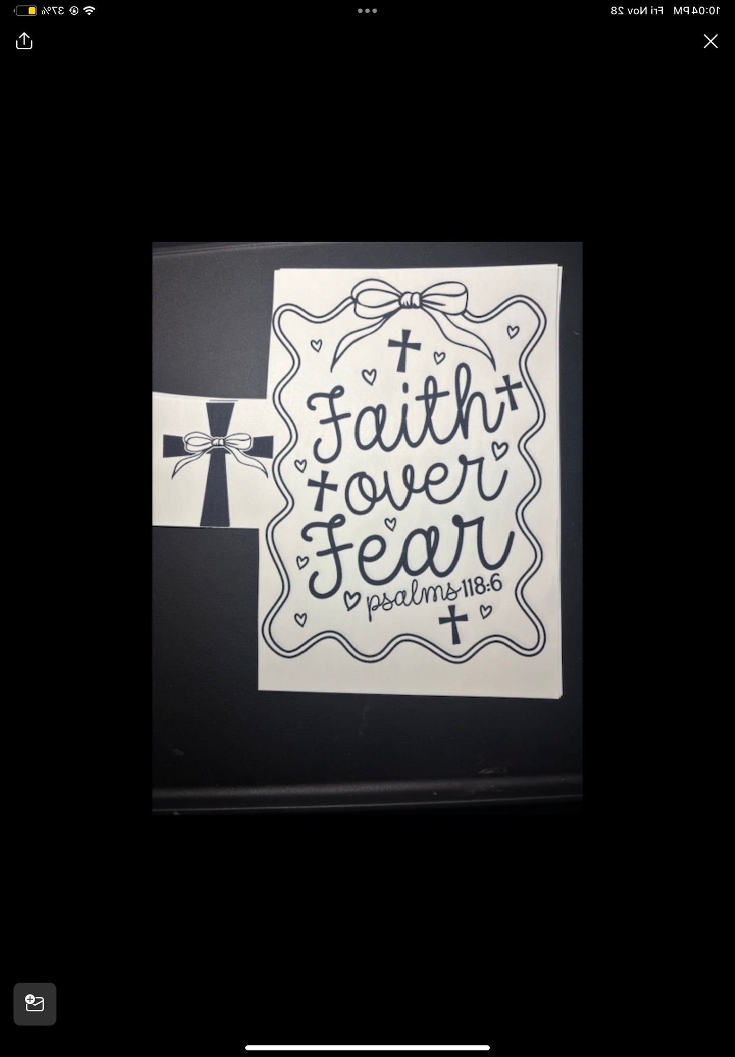 Faith over fear