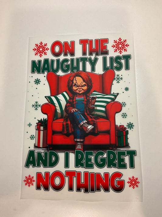 On the naughty list- Chucky